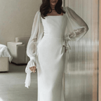 Festive Long-Sleeve Maxi Dress