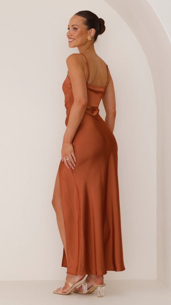 Summer Maxi Dress with Spaghetti Straps