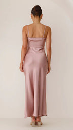 Summer Maxi Dress with Spaghetti Straps
