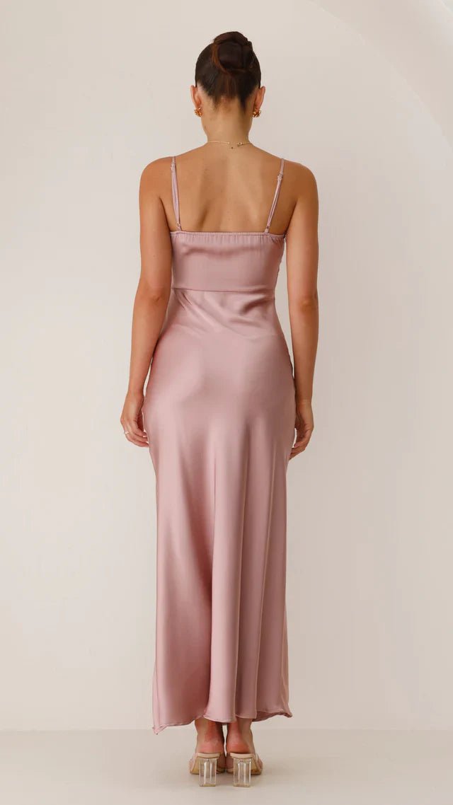 Summer Maxi Dress with Spaghetti Straps