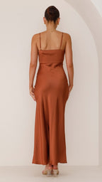 Summer Maxi Dress with Spaghetti Straps