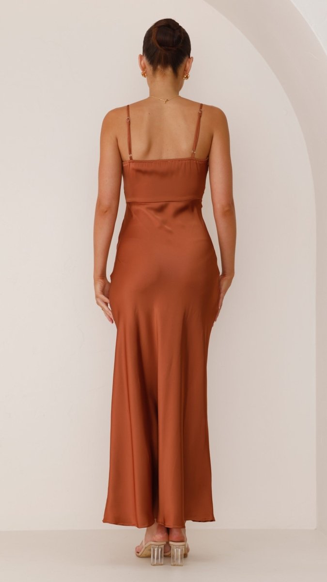 Summer Maxi Dress with Spaghetti Straps
