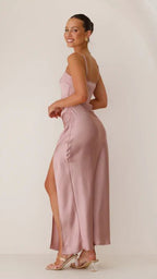 Summer Maxi Dress with Spaghetti Straps