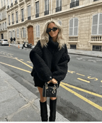 Nola – Oversized Chunky Knit Sweater for Women with Cable Knit & Wide Sleeves in Handmade Look