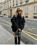 Nola – Oversized Chunky Knit Sweater for Women with Cable Knit & Wide Sleeves in Handmade Look