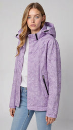 Printed Outdoor Jacket for Women