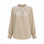 Afslappet Fit Dameoverdel — Beige / S — Product shot