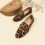 Siena – loafers with animal print & gold detail