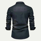 Slim Fit Denim Skjorte