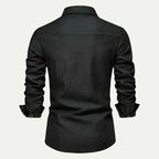 Slim Fit Denim Skjorte