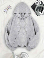 Sophia – Oversized hoodie with leopard star