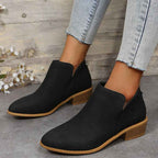 Pointed ankle boots for women
