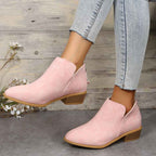 Pointed ankle boots for women