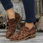 Pointed ankle boots for women