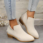 Pointed ankle boots for women