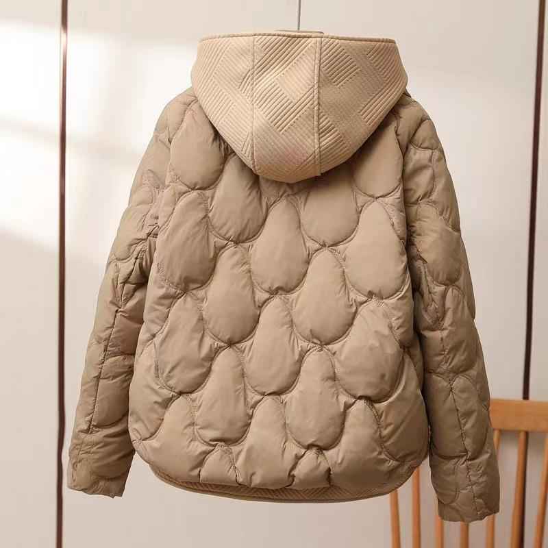 Quilted Jacket with Hood