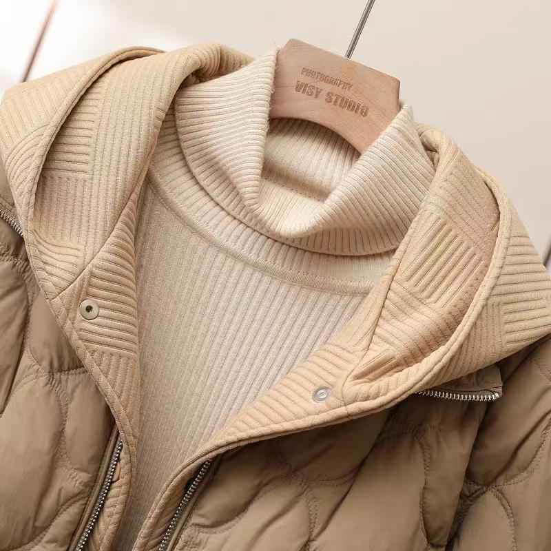Quilted Jacket with Hood
