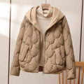 Quilted Jacket with Hood
