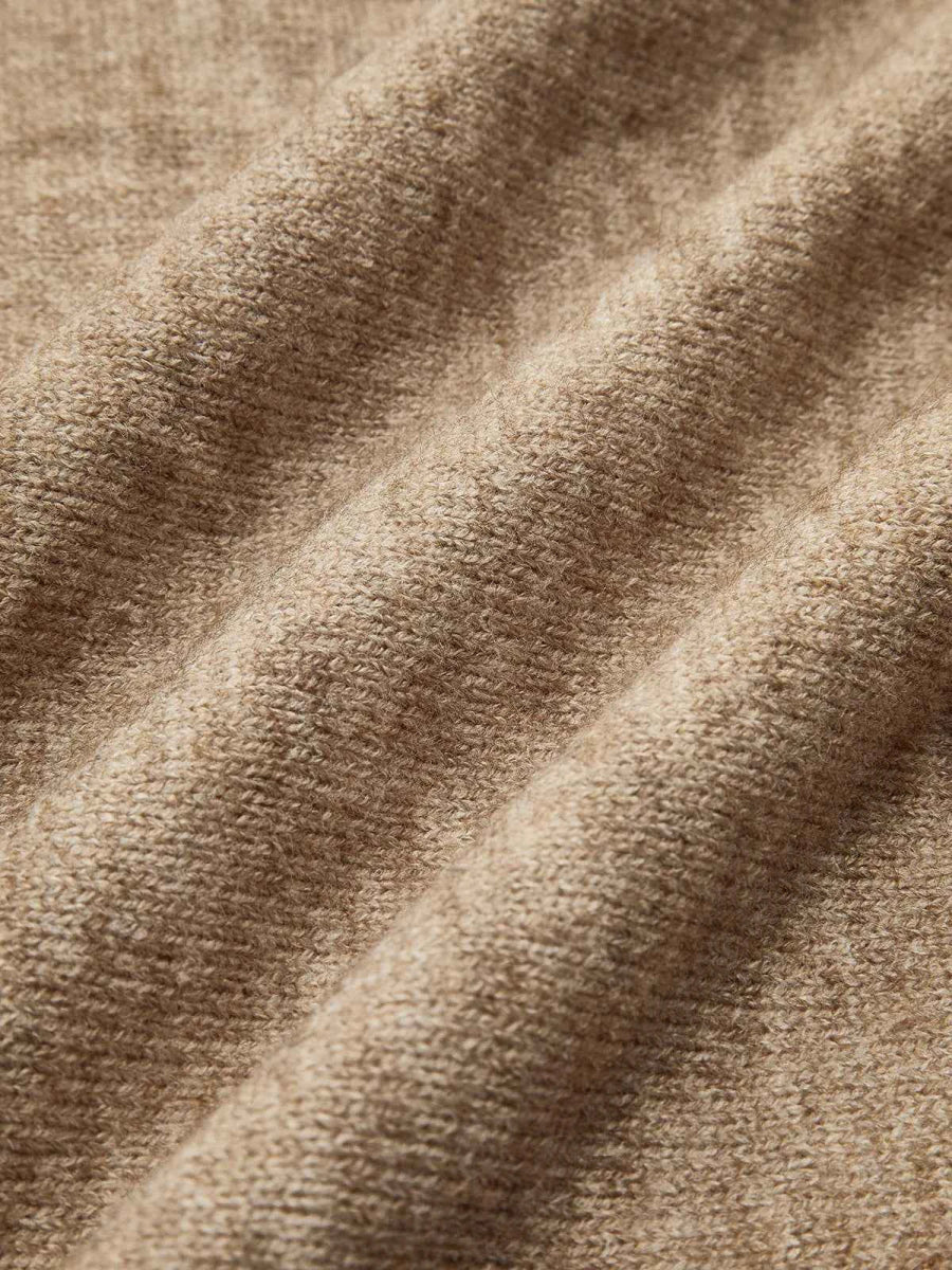 Turtleneck knit set with lounge pants