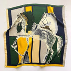 Valentina – Women's Scarf with Horse Print