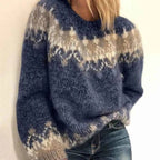 Warm fine knit sweater