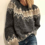 Warm fine knit sweater