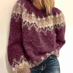Warm fine knit sweater